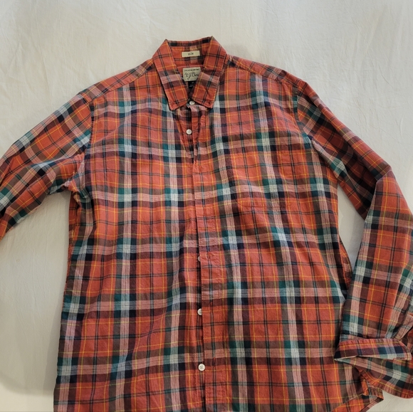 J.Crew button down plaid shirt. - Picture 2 of 3